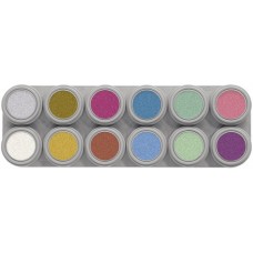 Grimas: Water make-up Pearl  Palette 12  P12